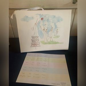 Echo by CR Gibson Wedding bridal Planner File Organizer with Stickers NEW!